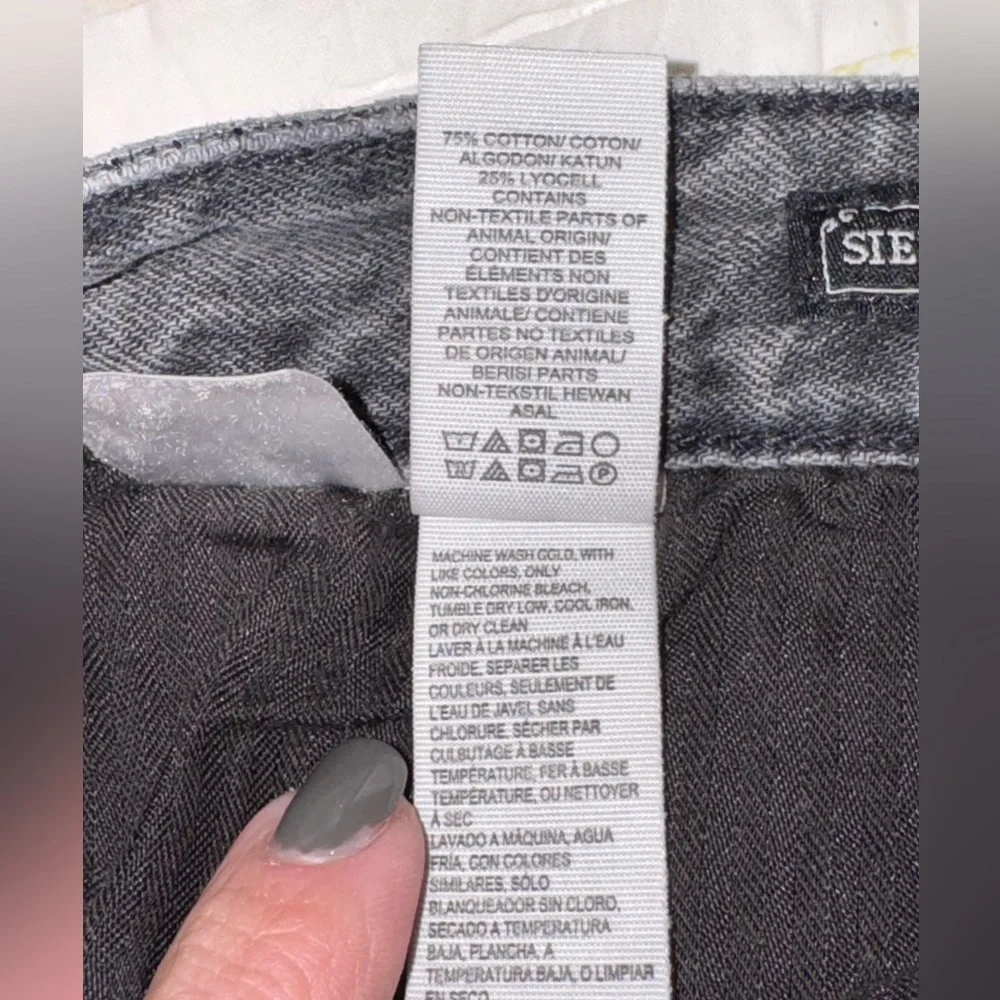 💥SALE Lucky Brand Sienna Slim Boyfriend Cropped Jeans Distressed Gray
